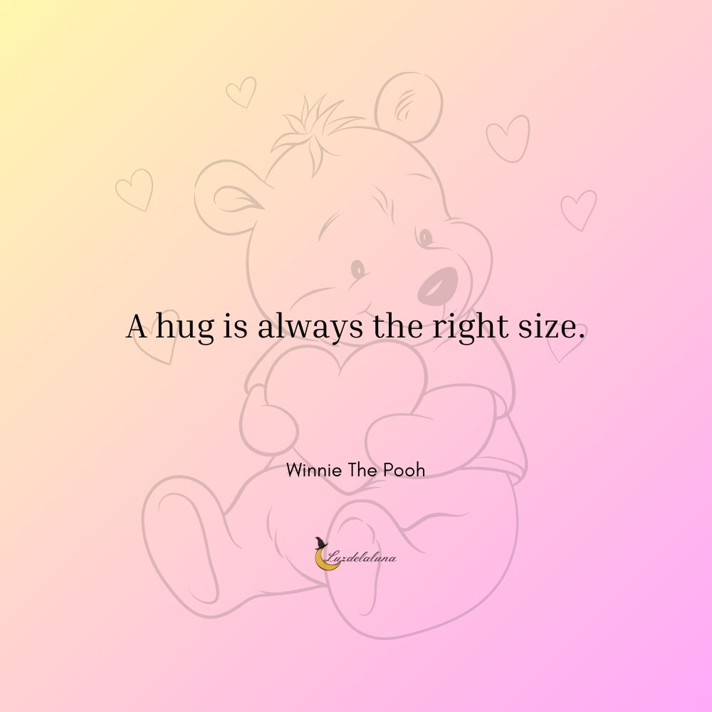 A hug is always the right size.