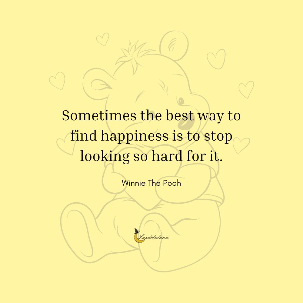 Sometimes the best way to be happy is to learn to let go of things you tried hard to hold on to that are no longer good for you.